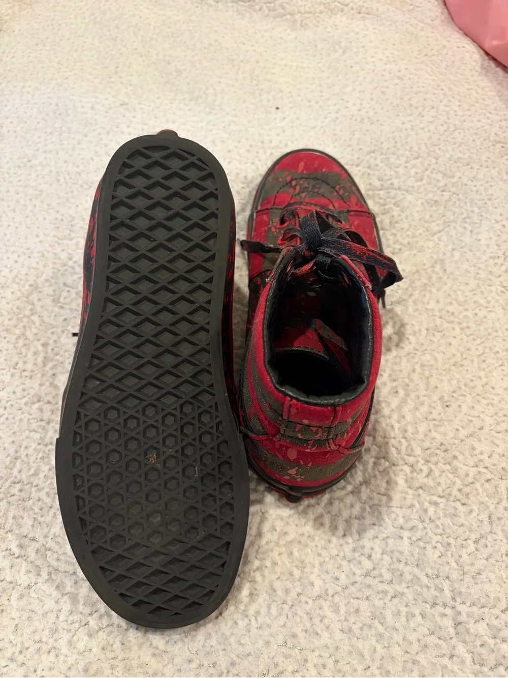 Vans Sk8-Hi House of Terror Freddy Krueger Nightmare on Elm Street 6.5/8